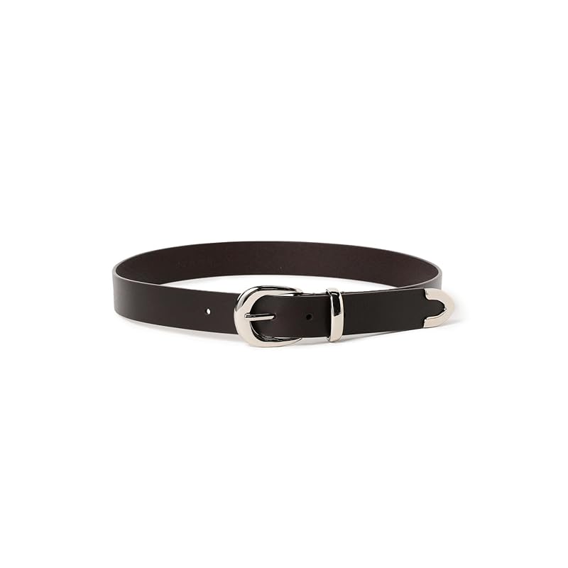 

[Beams] leather belt leather western belt men s BROWN M