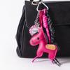 Keychain Vibrant Color Imitation Leather Horse Design Key Chain Pendant