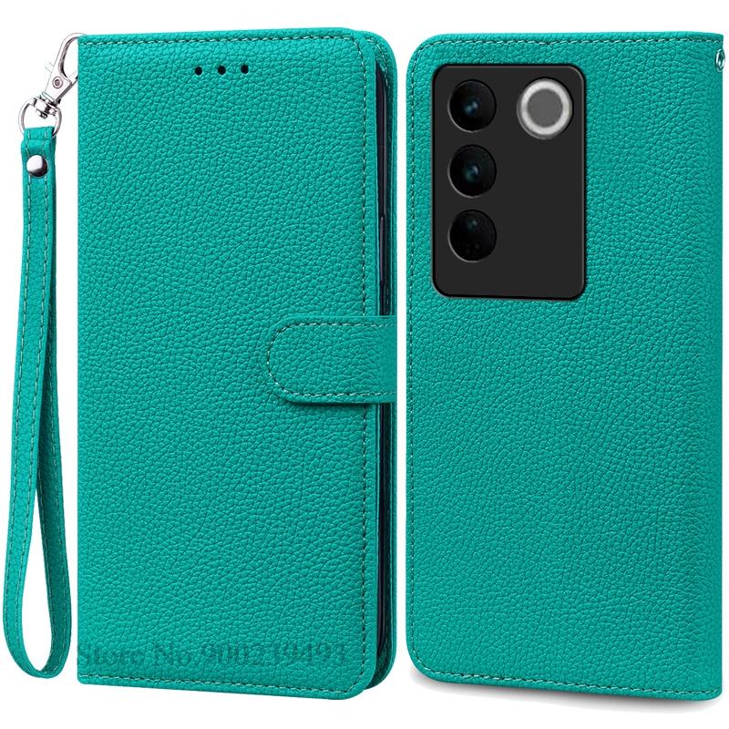 For Vivo V27e 4G Case Wallet Leather Flip Cover For Vivo V27E Case Stand Book Cover For VIVO T2 4G  Case Soft Silicone Fundas