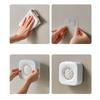 Fresh Keeping Film Storage Container Wall Mounted Pull Out Design Punch  Waterproof Plastic Wrap