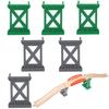 Train Bridge Pier Track Railway Accessories Compatible All Major Brands