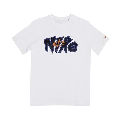 American Vintage Letter Print Casual Sports Short Sleeve T-Shirt Men Tops White DM2444-100
