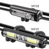 Luz Multifuncional para Ciclismo com Display e Carregamento USB para Atividades ao Ar Livre