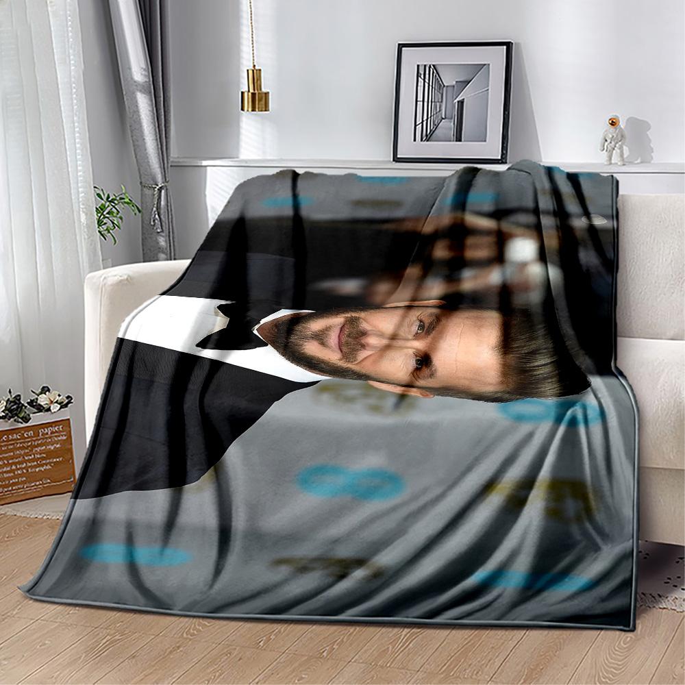 Man Phone Necklace Blanket Soft & Cozy Perfect for Bedding Office Chair Couch All-Season Use Warmthful Decor Perfect Gift for Relatives and Friends