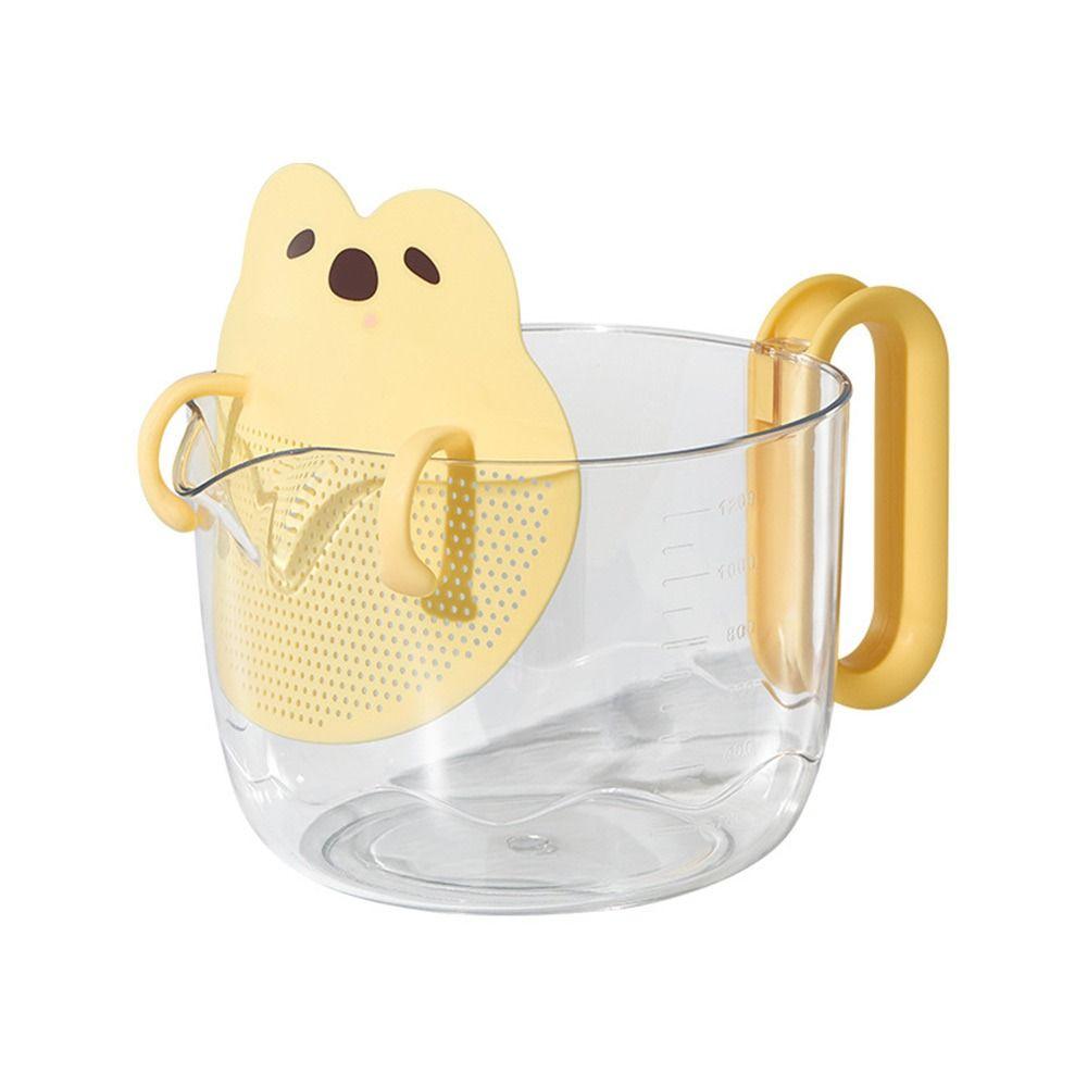 Built-in Filter Plate Strainer Bowl Equipped with Filter Plate Egg Filter Basin  Kitchen Supplies