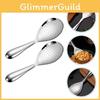 Modern Stainless Steel Serving Spoon For Kitchen And Buffet Perfect For Rice And Dishes
