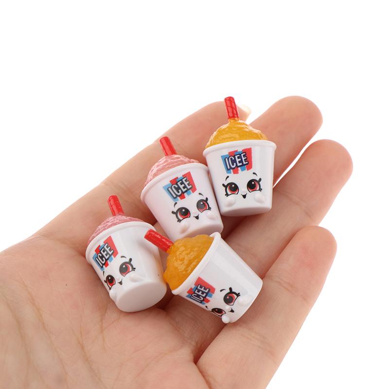 1/2/5pcs Doll House Home Furnishings Lovely Straw Drink Cup Model Mini Coffee Juice Milk Cups Miniature Dollhouse Mugs Drinks