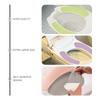 1Pairs Colorful Toilet Seat Cushion Washable Bathroom Cleaning Accessories Soft Comfortable Toilet Seat Cushion Repeatable