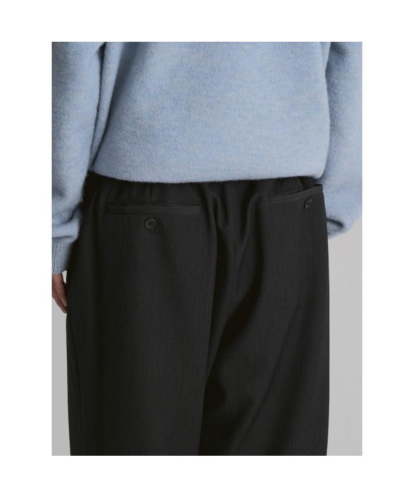 8SECONDS [Everyday Slacks] Wide Fit Spring Setup Slacks Ash
