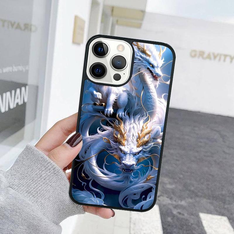 Exquisite Chinese Dragon Flying Phone Case For iPhone 17 Air 15 16 Cover  11 13 14 Pro Max 12 Plus Max Fundas