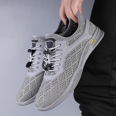 Fashion Summer Men's Breathable Flats Hollow Out Casual Shoes Fashion Outdoor Soft Sole Comfort Walk Sneakers Commute Casual Mesh Shoes