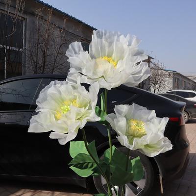 New 40cm Simulation Peony Flower Giant Gradient Fake Flowers DIY Simulated Flower Head Wedding Party Decoration