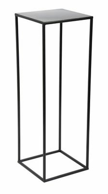Floreira Moderna Preta de Chão 70cm