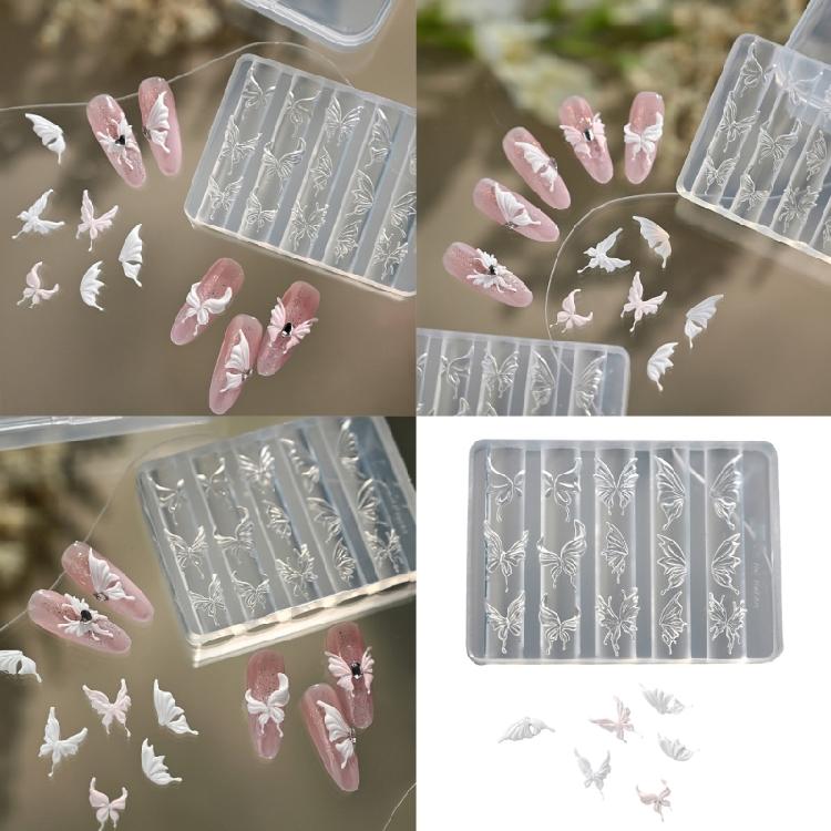 Reusable 3D Sculpting Silicone Mould High Elastics Tool For Creative Nail Art Designs And Craft Decorations