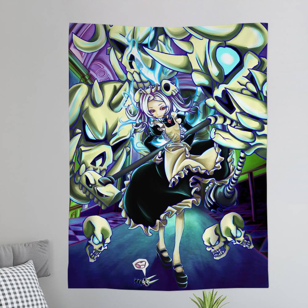Game MMarie SkullGirls DIY Wall Tapestry for Living Room Home Dorm Decor Wall Art Decor