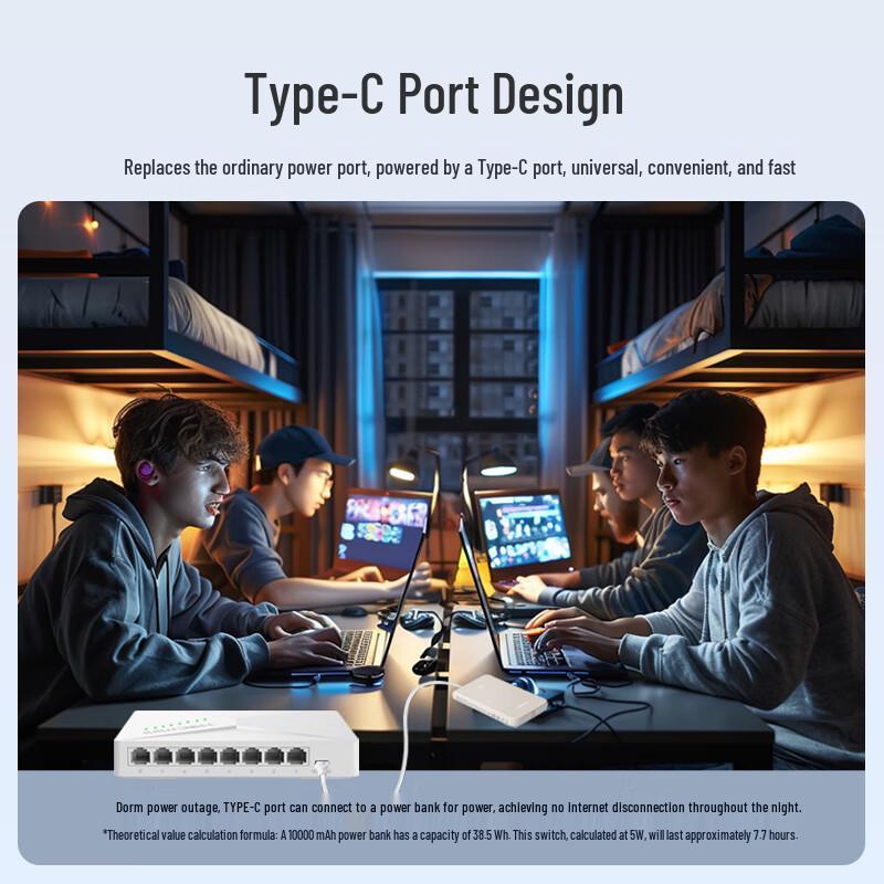 H3C 8-Port Gigabit Unmanaged Ethernet Switch