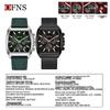 Ofns Classic Six-Hand Chronograph Men's Sports Watch, 30M Waterproof Quartz