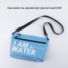 Waterproof Zipper Storage & Swim Bag: Single Shoulder Toiletry & Travel Pack