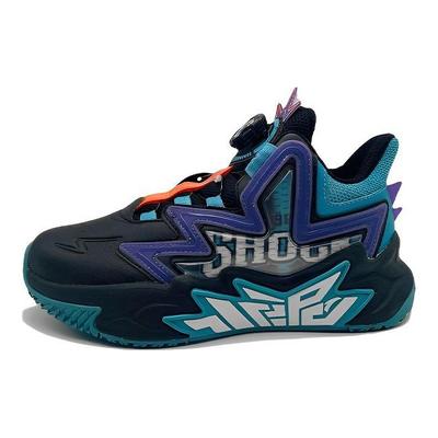 Cement Nemesis Non-Slip Wear-Resistant Basketball Shoes Kids Sneakers Black Blue Purple 312241112-5