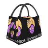 Custom Lipstick Florence By Mills Lunch Bag Women Cooler Warm Insulated Lunch Box for Picnic Camping Work Travel