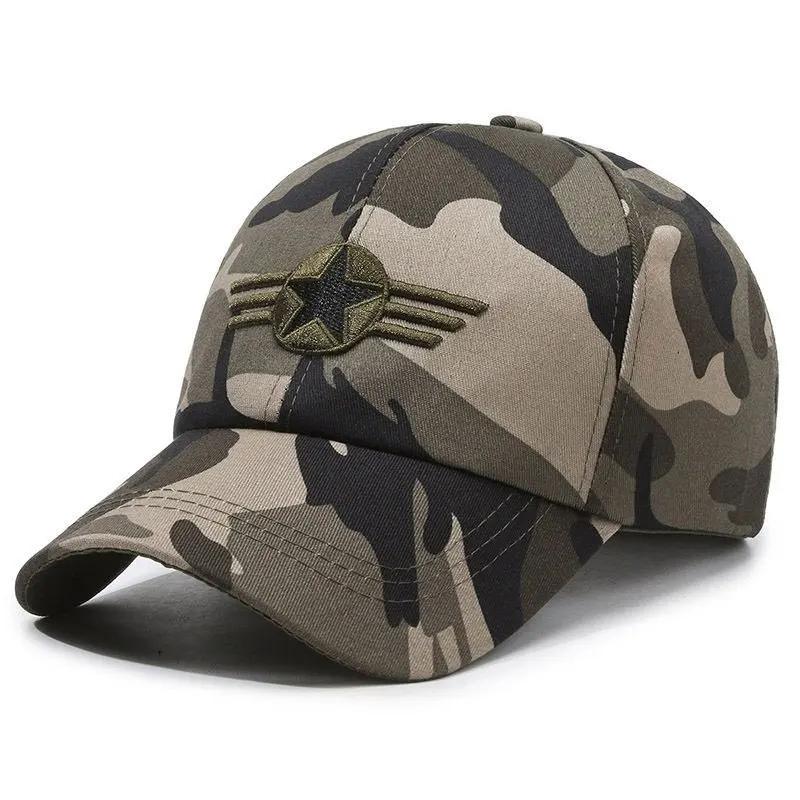 Spring Summer Sun Protection Camouflage Baseball Cap Unisex Fashion Outdoor Running Hiking Sports Casual Sunscreen Hat