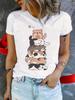 Cute Cat Stack Graphic Tee