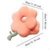 Pillow Cartoon Facial Sweet Soft Flower Shape Desk Hugs Cushion for Bedroom Office Hotel