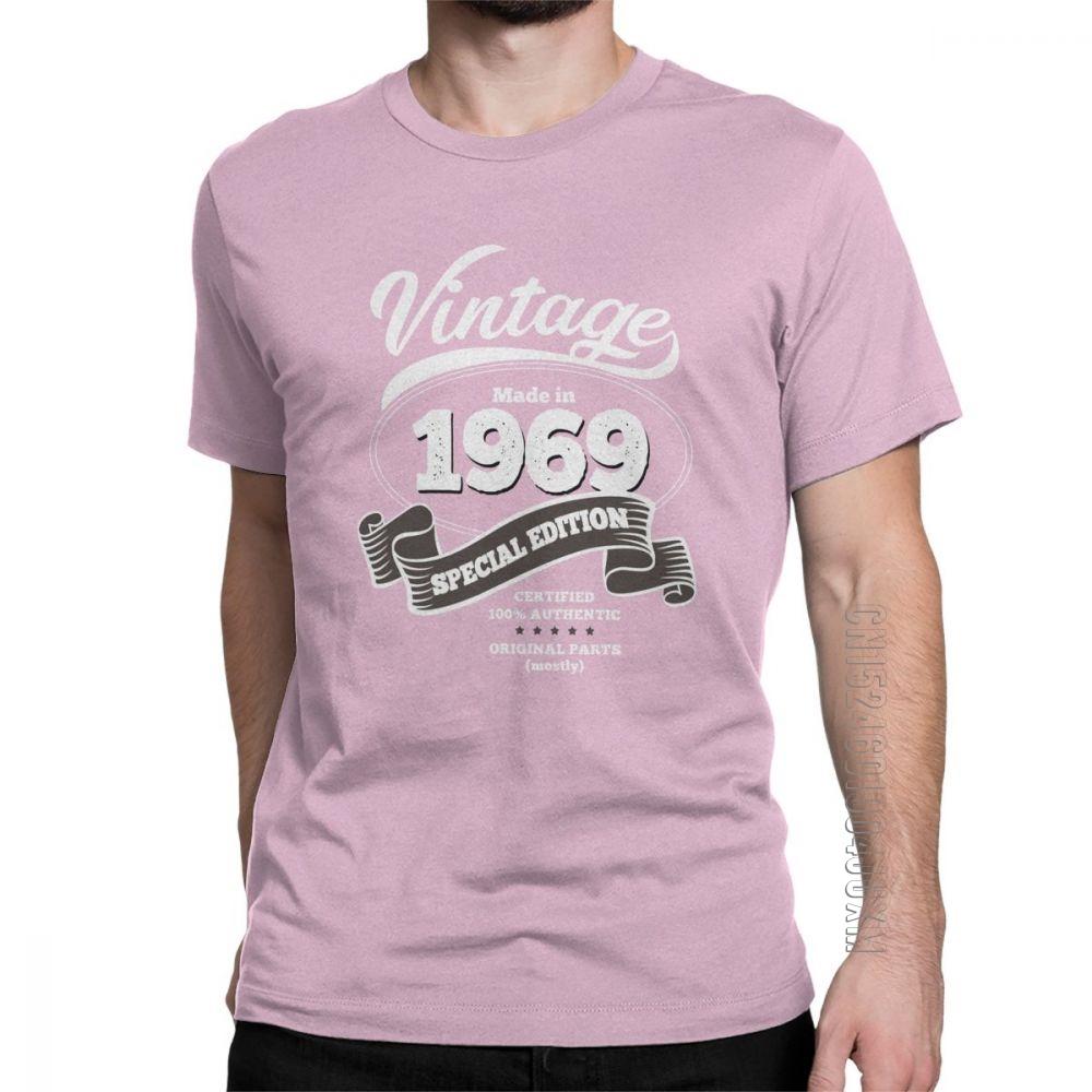 Unisex 1969 Birthday T Shirt Gift Vintage Special Edition T Shirts Crazy Crew Neck Designer Clothing Cotton Tee Shirt Plus Size