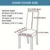 1Pc Dining Chair Cover Print Elastic Chair Slipcover Comfortable Seat Case Stretch Chair Covers For Wedding Hotel Banquet