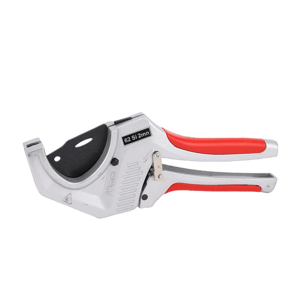 Pipe Cutter 63mm Opening Non Slip Rubber Handle High Strength Pipe Cutting Tool with Safety Latch Lock for PVC PPR PE