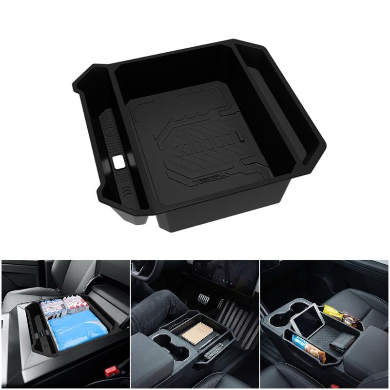 ABS Center Console Storage Tray for Vehicle Waterproof Organizer Improving Efficiency Quick Install