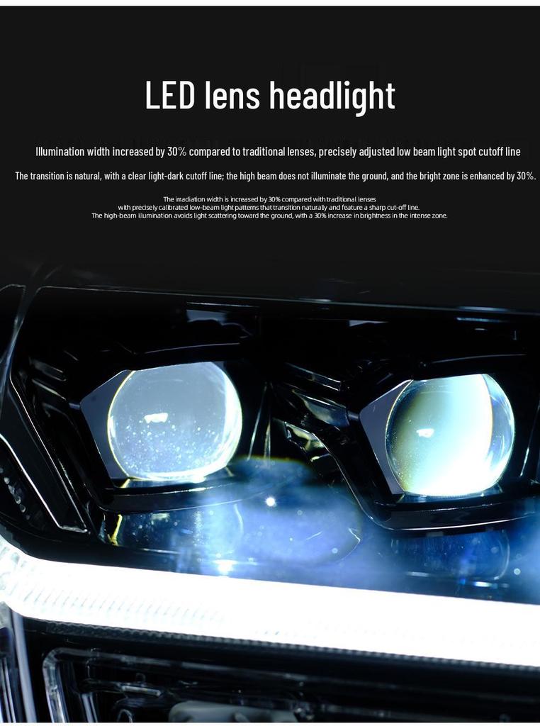 LED Projector Headlight Assembly for 2016-2021 LC200 Land Cruiser
