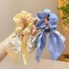 Ribbon Bow Printing Hair Rope Printing Hair Ribbon Sweet Intestine Hair Loop