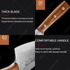 Professional Kitchen Knives Set Japanese Santouku Knife Fish Slicing Utility Knife Meat Cleaver Chef Knife Wooden Handle