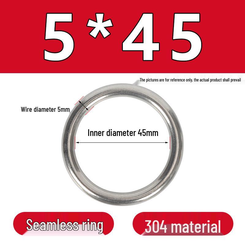 Stainless Steel Seamless O-Ring: Corrosion-Resistant Accessory for Handbags and Pet Gear