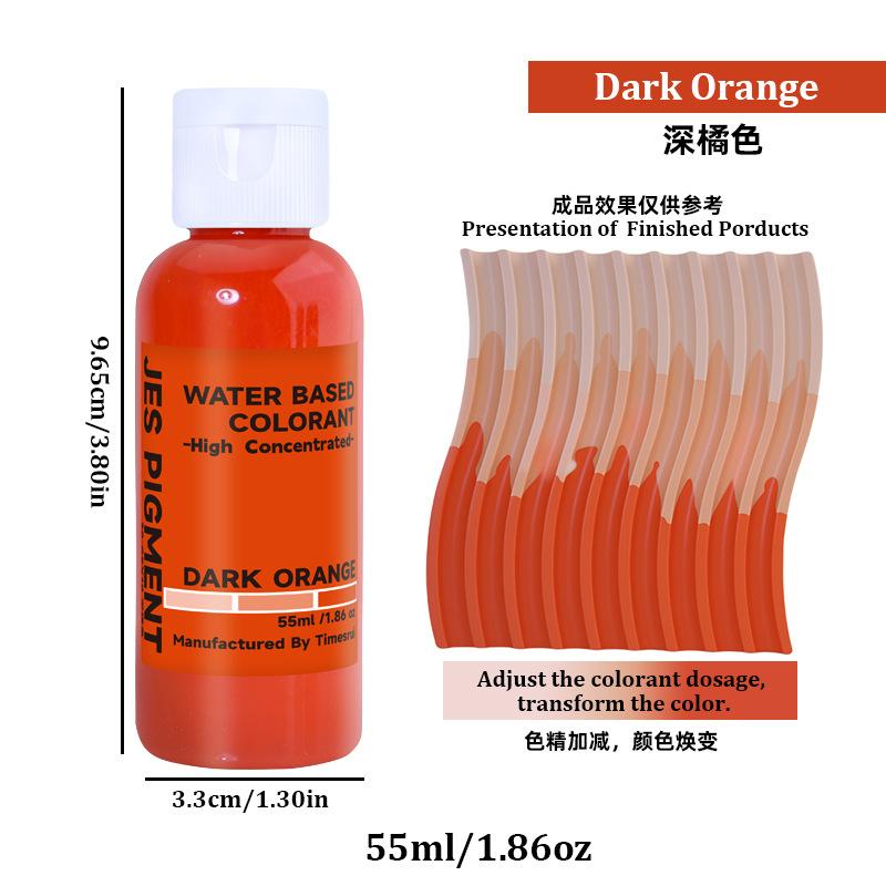55ml Hochkonzentrierter Wasserbasierter Farbstoff Gips Harz Färbefarben OEM Farbpaste Harzpigment Formen