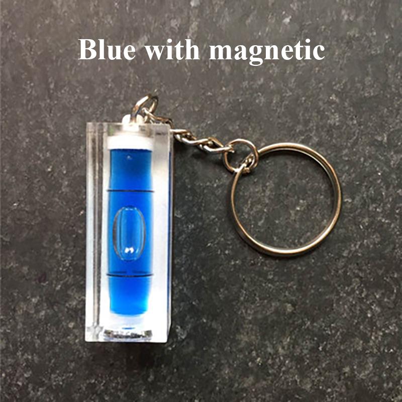 Mini Runde Quadratische Wasserwaage Blase Mit Schlüsselanhänger Präzisions-Zielfernrohr Wasserwaage Horizontale Blase Messset