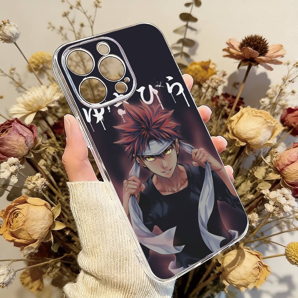 

Food Wars_ Soma Yukihira Phone Case Transparent Silicone Soft For iPhone 17 16 15 14 13 12 11 Mini Pro Max Plus iPhoneXSMAX
