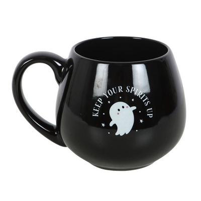 Halte deine Stimmung hoch Ghost Runde 500ml Tasse