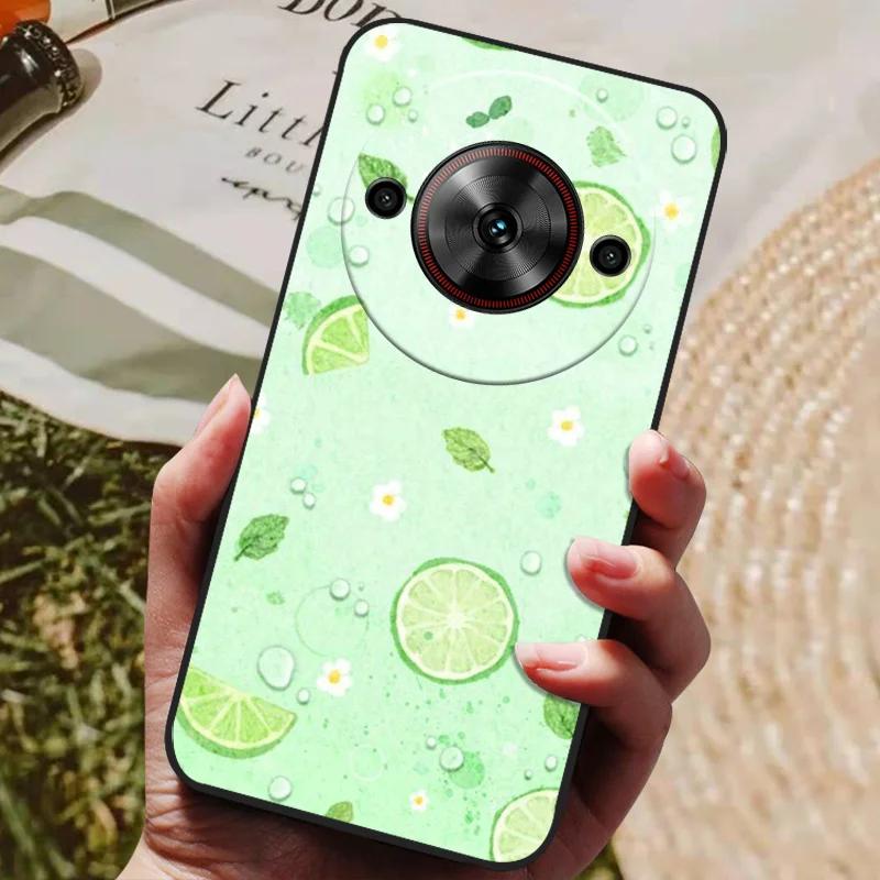 Per ZTE Blade A75 5G Custodia Cool Stampata Silicone TPU Morbida Cover per ZTE Blade A75 5G Custodie Nere Protettive Guscio Telefono A 75 5G