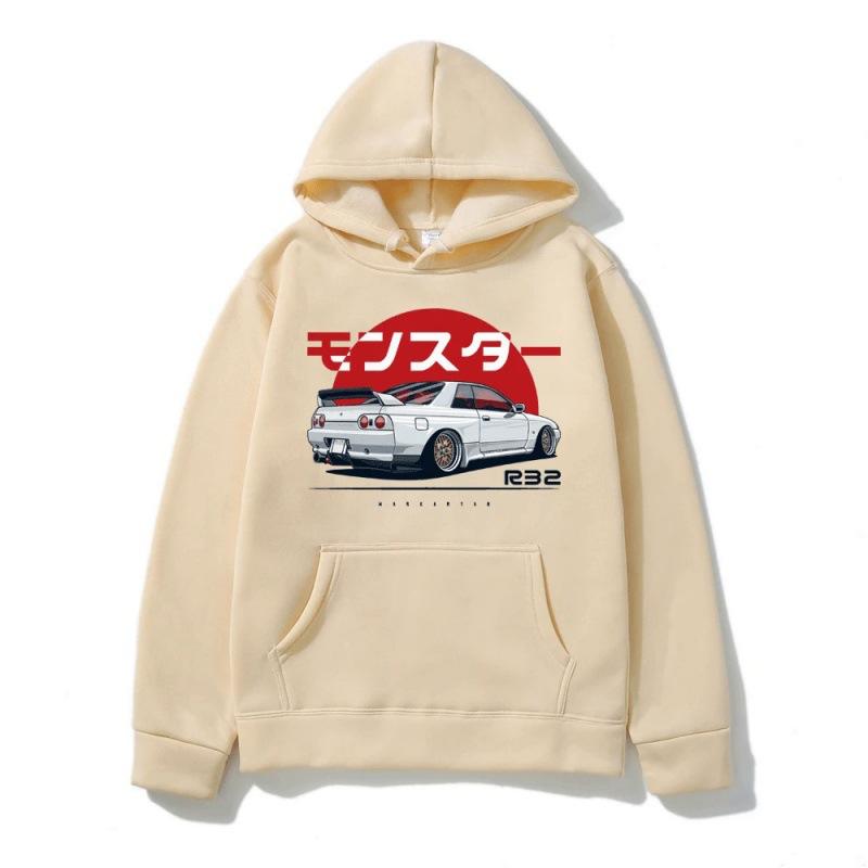 Monster Skyline R32 GTR Tryck Herr/Dam Huvtröja