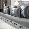 Summer Sofa Cushion Non-Slip Cover Breathable Four Seasons Universal Mat Chinese Cloth Cushion for Home Decor