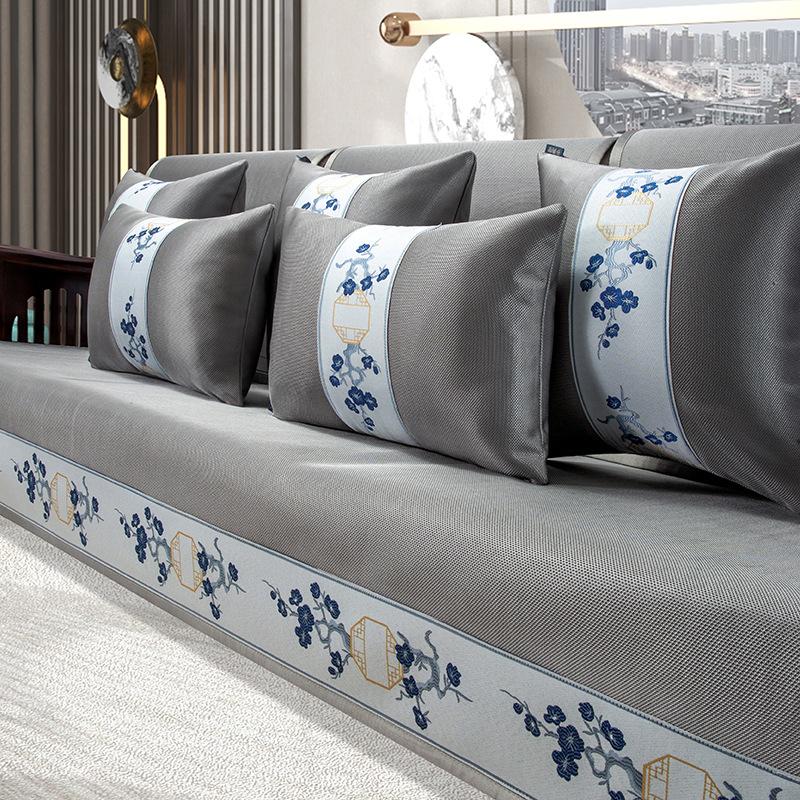 

Летняя подушка для дивана, нескользящий чехол, летняя подушка, дышащая, универсальный летний коврик на четыре сезона, китайский чехол, тканевая подушка 70*70cm