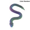 1PC Gifts For Children 3D Printed Snake Simulation Snake Figurine Flexible Joints Office Desk Toy Home Office Decor Ornament