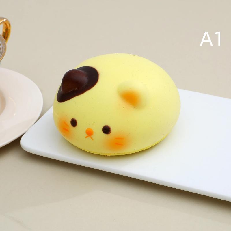 1Pcs Cat And Dog Animal Bread Slow Rising Big Thick Bread Slow Rebound Squeeze Toy Anti Stress Release Hand Relax Toy