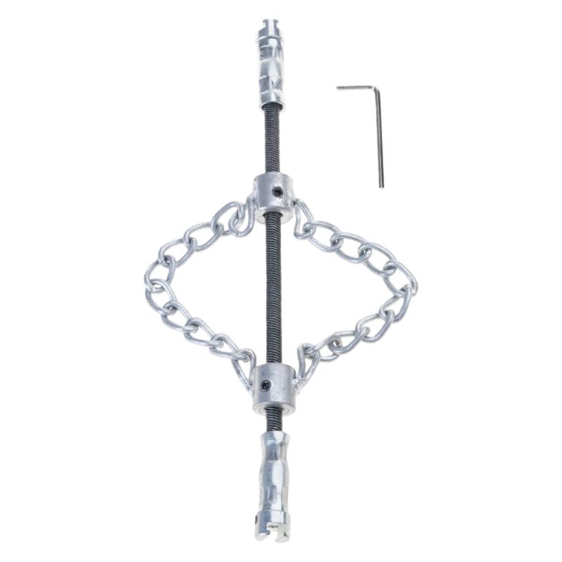

Ergonomic Handle Pipe Cleaner Chain Tool Flexible Metal Shaft System Removes Grease Debris And Root From Drainage Pipe 1