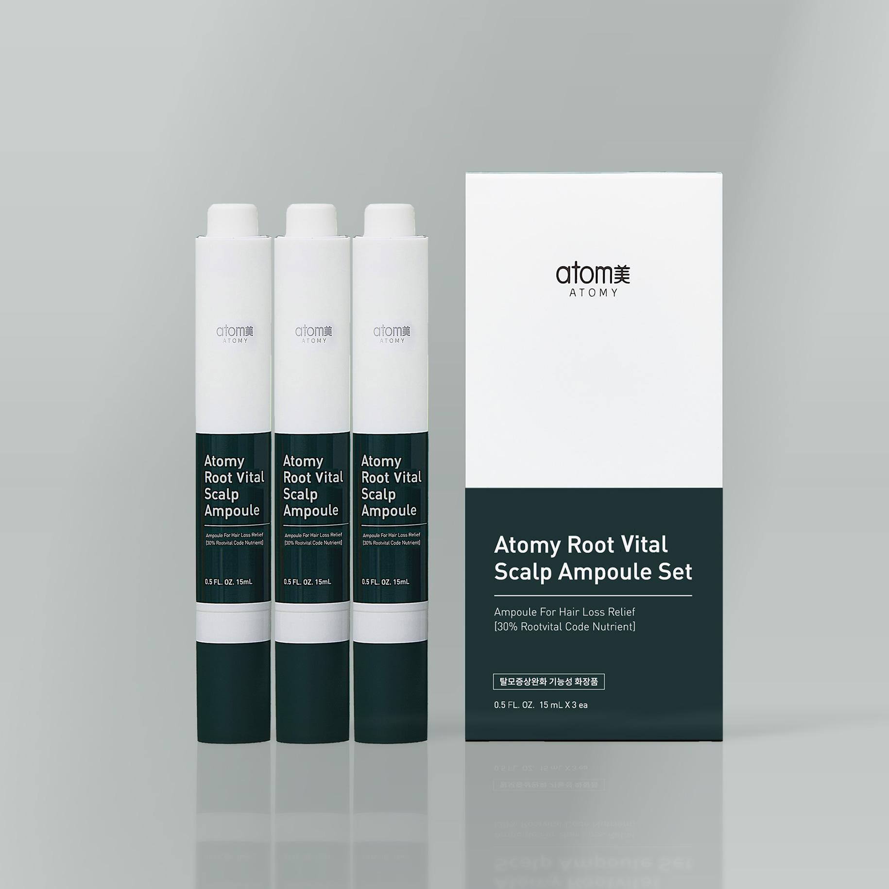 

Atomy Root Vital Scalp Ampoule Set (15Ml*3Ea)