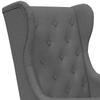 Armchair Dark Grey Fabric
