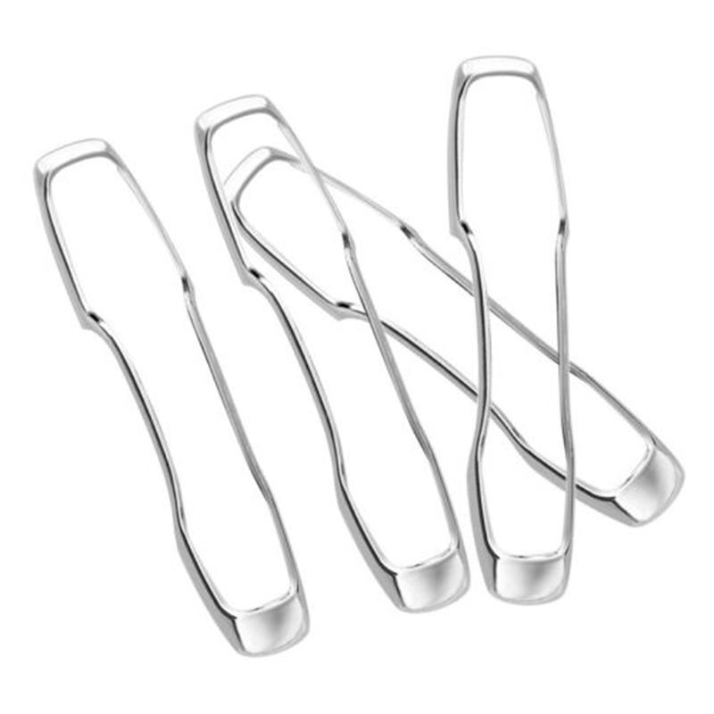 4 Pezzi Decorazione Rivestimento Maniglia Portiera Auto Adatta per Volvo XC60 XC90 S90 V90 2018 2019 2020 Accessori Cromati
