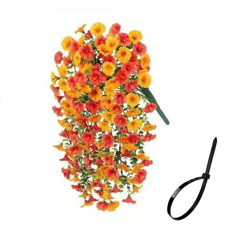 Eucalyptus Morning Glory Silk Flowers for Home & Wedding Décor